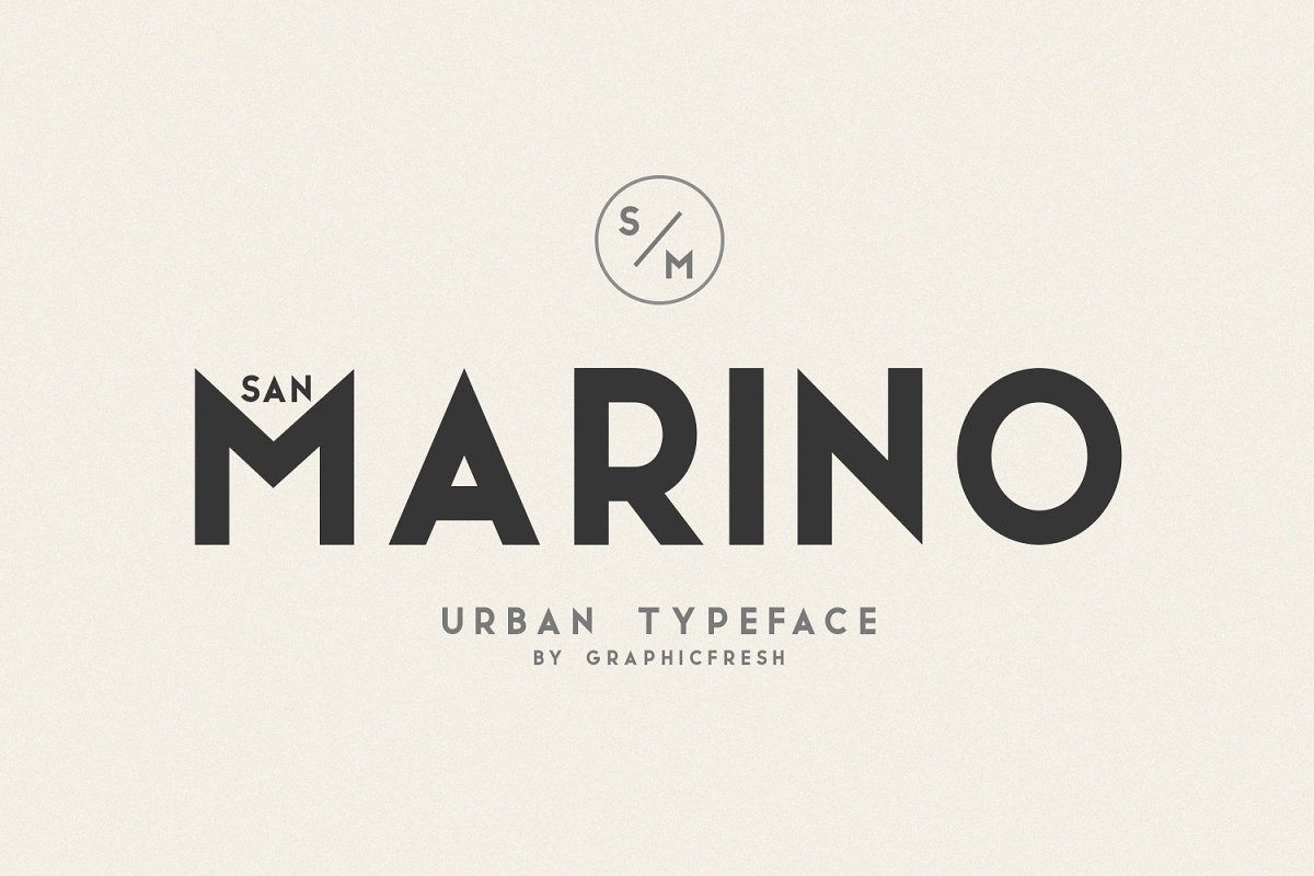Шрифт San Marino